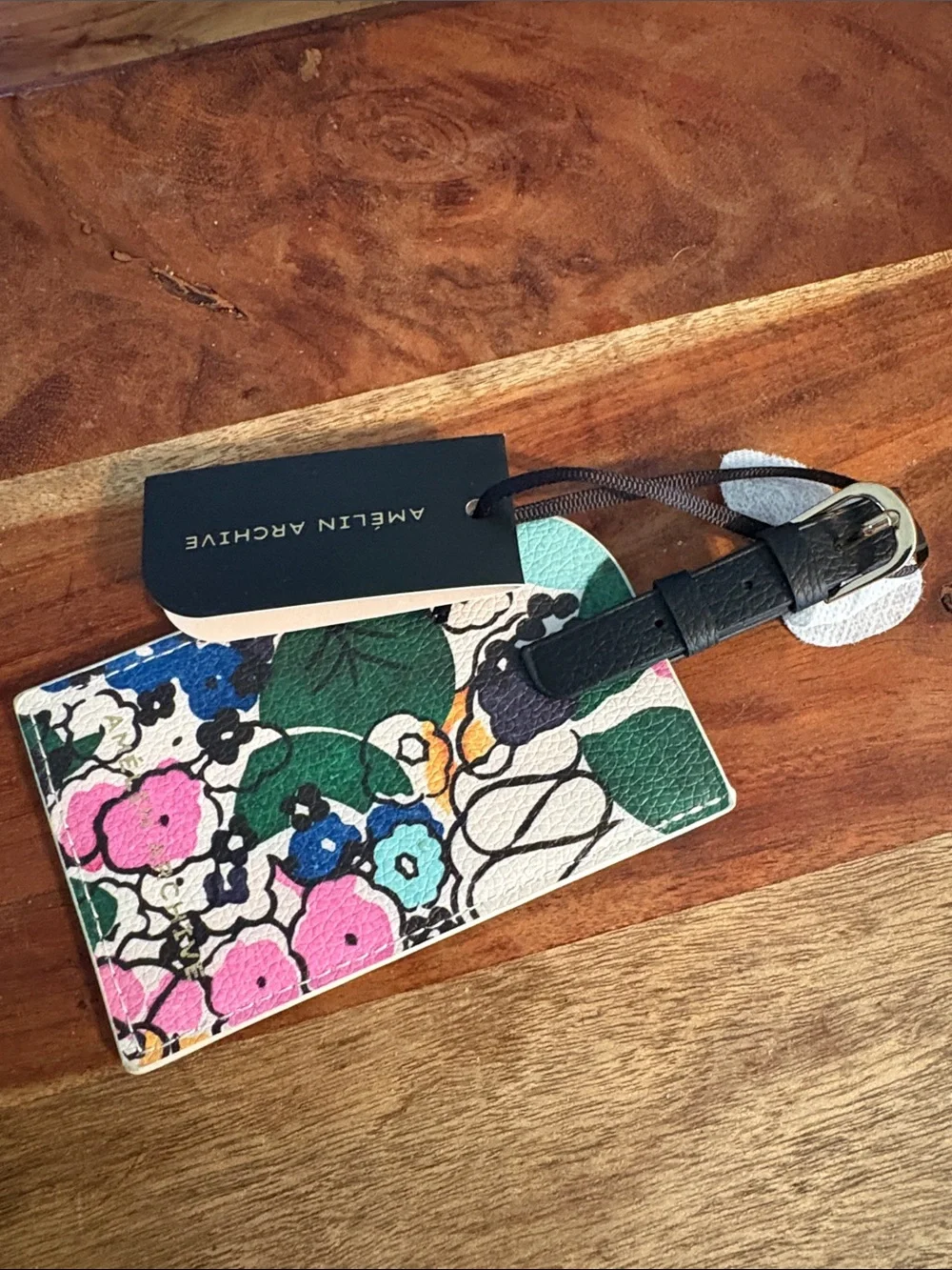 Amelin Archive Floral Luggage Tag